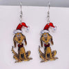 Wholesale Holiday Jewelry Acrylic Handmade Earrings With Snowman Elk Animal Zodiac Cartoon Geometric Patterns
