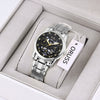 Wholesale Hollow Tourbillon Quartz Men's Watch Casual Style Alloy Case And Strap Round Dial