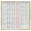 Wholesale Hypoallergenic Women's Rhinestone Geometric Original Design Electroplated Earring Sets
