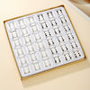 Wholesale Hypoallergenic Women's Rhinestone Geometric Original Design Electroplated Earring Sets