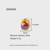 Wholesale Ice Cream Cone Candy Stainless Steel Electroplated Pendant Jewelry Accessories For Women