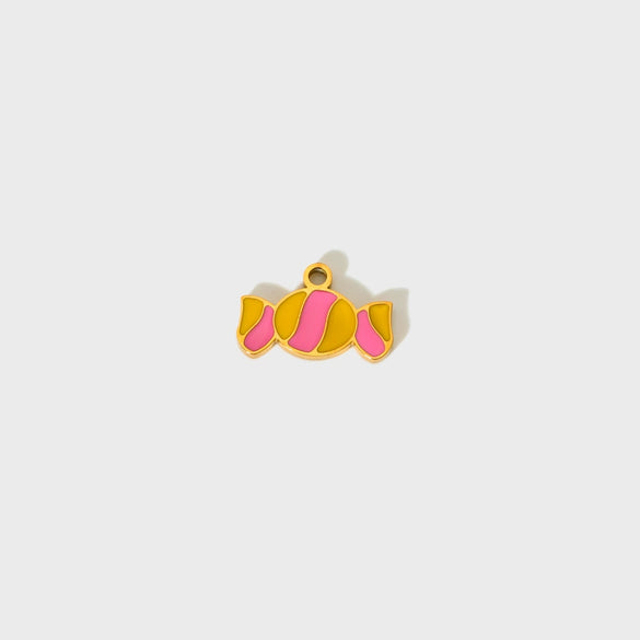 Wholesale Ice Cream Cone Candy Stainless Steel Electroplated Pendant Jewelry Accessories For Women
