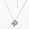 Copper Gold Plated Silver Plated IG Style Simple Style Plating Inlay Letter Zircon Pendant Necklace