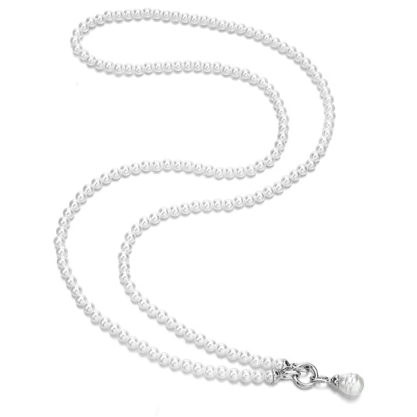 Wholesale Imitation Pearl Alloy Geometric Handmade Waist Chain And Necklace