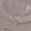 Wholesale Imitation Pearl And Alloy Necklace Retro Style Electroplating Beaded Chain For Women