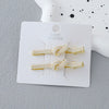 Wholesale Imitation Pearl Bow Handmade Duckbill Hairpin For Women's Hair Accessories