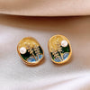 Wholesale Imitation Pearl Drop Shape Earrings French Retro Style Set With Pearls For Women