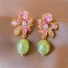 Wholesale Imitation Pearl Drop Shape Earrings French Retro Style Set With Pearls For Women