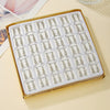 Wholesale Imitation Pearl Geometric Earrings Set For Women With Electroplating