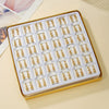 Wholesale Imitation Pearl Geometric Earrings Set For Women With Electroplating
