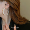 Wholesale Imitation Pearl Geometric High Sense Set With Pearls Earrings For Women