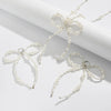 Wholesale Imitation Pearl Handmade Bow Necklace For Women