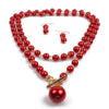 Wholesale Imitation Pearl Necklace Retro Geometric Style Pearlescent Treatment Snake Bone Chain