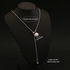 Wholesale Imitation Pearl Pendant Necklace In Personality Style Made Of Stainless Steel