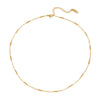 Wholesale Ins Simple Versatile Women's Summer Stainless Steel Necklace And Bracelet Set With Geometric Pattern And 18K Gold Electroplating