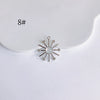 Wholesale Ins Style Alloy Jewelry With Sunflower And Little Devil Flower Bow Handmade With Electroplating