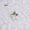 Wholesale Ins Style Alloy Jewelry With Sunflower And Little Devil Flower Bow Handmade With Electroplating