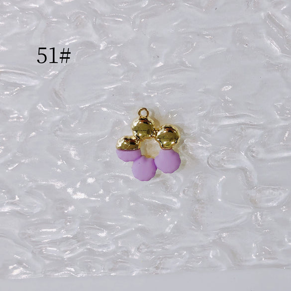 Wholesale Ins Style Alloy Jewelry With Sunflower And Little Devil Flower Bow Handmade With Electroplating