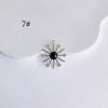 Wholesale Ins Style Alloy Jewelry With Sunflower And Little Devil Flower Bow Handmade With Electroplating
