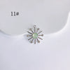 Wholesale Ins Style Alloy Jewelry With Sunflower And Little Devil Flower Bow Handmade With Electroplating
