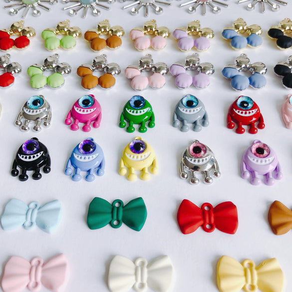 Wholesale Ins Style Alloy Jewelry With Sunflower And Little Devil Flower Bow Handmade With Electroplating