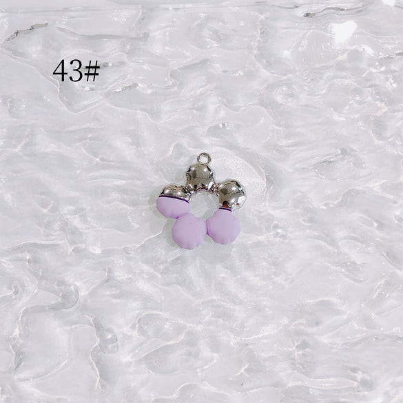 Wholesale Ins Style Alloy Jewelry With Sunflower And Little Devil Flower Bow Handmade With Electroplating