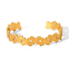 Wholesale Ins Style Butterfly Electroplated Stainless Steel Open Bracelet For Women