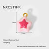 Wholesale Ins Style Cherry Flower Pearl Shoe Stainless Steel Electroplated Pendant Spacer Beads Brooch Diy Jewelry Accessories