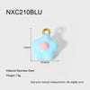 Wholesale Ins Style Cherry Flower Pearl Shoe Stainless Steel Electroplated Pendant Spacer Beads Brooch Diy Jewelry Accessories