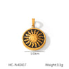 Wholesale Ins Style Dripping Oil Stainless Steel Jewelry Accessories With Star Moon Heart Love Eyes Fish Patterns For Women