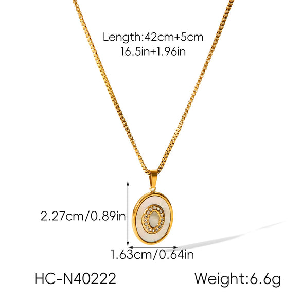 Wholesale Ins Style Electroplated Stainless Steel Geometric And Heart Shape Pendant Necklace For Women