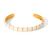 Wholesale Ins Style Geometric Dripping Oil Stainless Steel Bracelet For Women Luxury Highend Jewelry