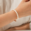Wholesale Ins Style Geometric Dripping Oil Stainless Steel Bracelet For Women Luxury Highend Jewelry