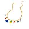 Wholesale Ins Style Geometric Fruit Stainless Steel Electroplated Pendant Necklace For Women