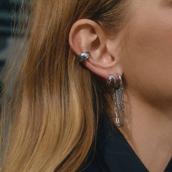 Wholesale Ins Style Geometric Stainless Steel Electroplated Earrings For Women