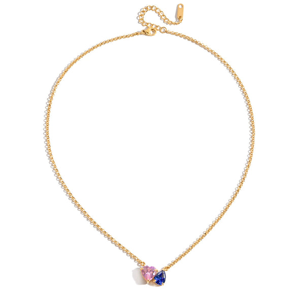 Wholesale Ins Style Geometric Stainless Steel Electroplated Necklace For Women