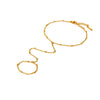 Wholesale Ins Style Geometric Stainless Steel Electroplated Ring Bracelet Jewelry For Women And Unisex