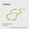 Wholesale Ins Style Geometric Stainless Steel Electroplated Ring Bracelet Jewelry For Women And Unisex