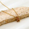 Wholesale Ins Style Geometric Stainless Steel 18K Gold Plated Oshaped Chain Necklace Pendant For Women