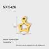 Wholesale Ins Style Lotus Heart Star Moon Pendant Gold Plated Stainless Steel Jewelry Accessories