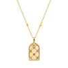 Wholesale Ins Style Minimalist Starry Sky Birthstone Copper Pendant Electroplated Jewelry Accessories