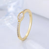 Wholesale Ins Style Modern Style Korean Style Oval Sterling Silver Zircon Rings