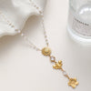 Wholesale Ins Style Sunflower Moon Star Zircon Stainless Steel Necklace With Vacuum Real Gold Plating In Pvd Furnace For Women