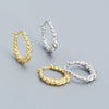 Wholesale Ins Style Ushaped S925 Silver Electroplated Micro Inlay Women's Earrings