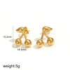 Wholesale Insect Stainless Steel 18K Gold Plated Highend Earrings