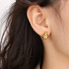 Wholesale Insect Style 316L Stainless Steel Earrings For Women With Electroplating Treatment