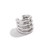 Wholesale Insstyle Geometric Cshaped Stainless Steel Earrings With Polish Processing For Women And Unisex