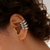Wholesale Insstyle Geometric Cshaped Stainless Steel Earrings With Polish Processing For Women And Unisex