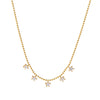 Wholesale Insstyle Stainless Steel Fivepointed Star Geometric Pendant With Bead Chain Necklace For Women Pvd Furnace Vacuum Real Gold Plated