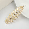 Wholesale Iron Baroque Golden Leaves Electroplated Hair Accessories For Women And Men